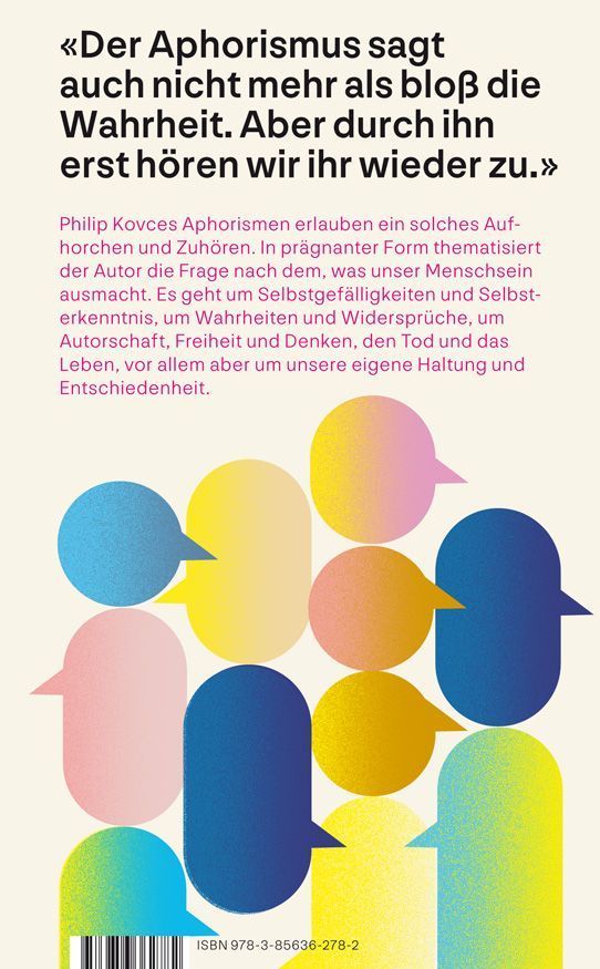 Wenn alles gesagt ist, beginnt das Gespräch (Rückseite)