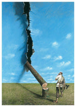 Cartoon Postkarten - Klimawandel