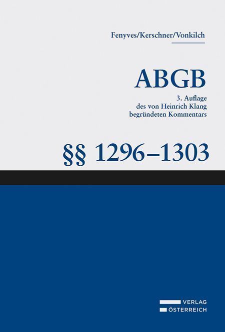 Großkommentar zum ABGB - Klang Kommentar