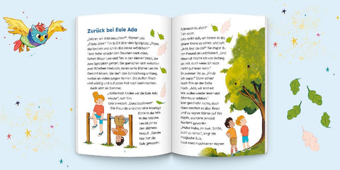 Lesewald, Der Zauber des Wassers - Buch zum Lesen lernen | Thema: Mehr Mut bei Angst vor Wasser | Lesen erster Wörter, Vorlesen, Mitmachspaß