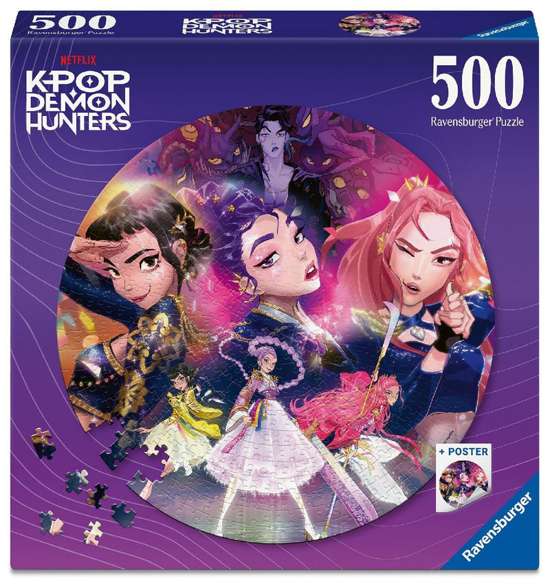 Erwachsenenpuzzle 500 Teile - KPop Demon Hunters - For the fans!