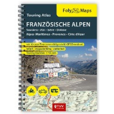 FolyMaps Touringatlas Französische Alpen 1:250.000