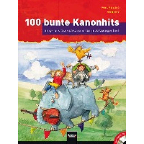 100 bunte Kanonhits. Paket  (Buch und Audio-CDs)