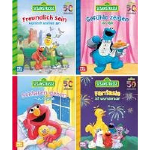 Nelson Mini-Bücher: Sesamstraße 1-4