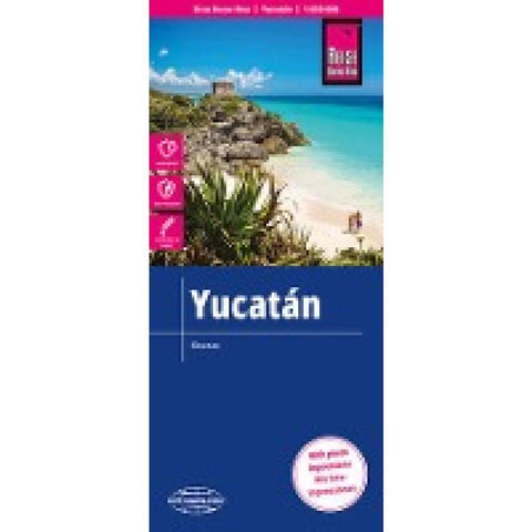 Reise Know-How Landkarte Yukatán / Yucatán (1:650.000)