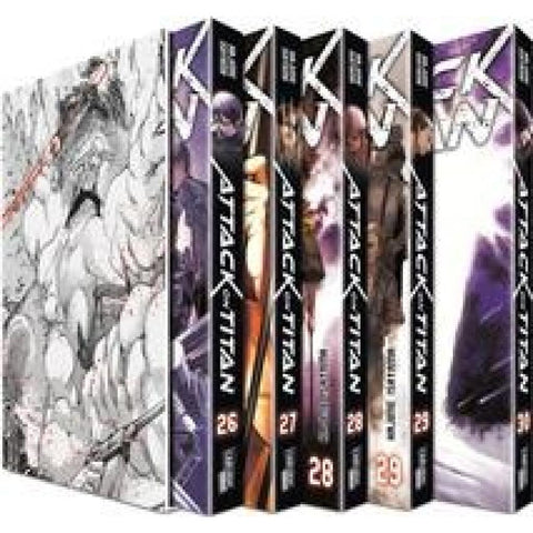Attack on Titan, Bände 26-30 im Sammelschuber mit Extra