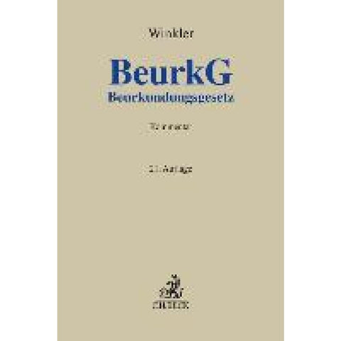 Beurkundungsgesetz. BeurkG