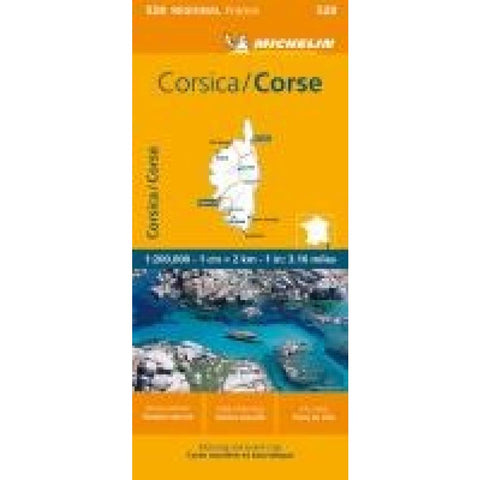 Michelin Corsica Map 528