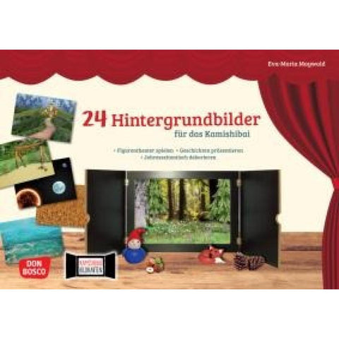 24 Hintergrundbilder für das Kamishibai