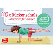 30 x Rückenschule. Bildkarten für Kinder