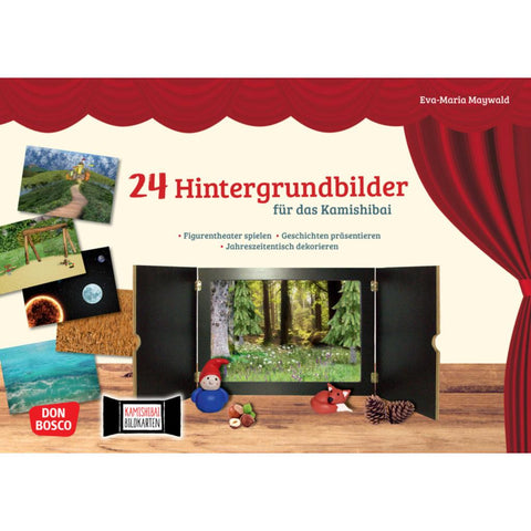 24 Hintergrundbilder für das Kamishibai