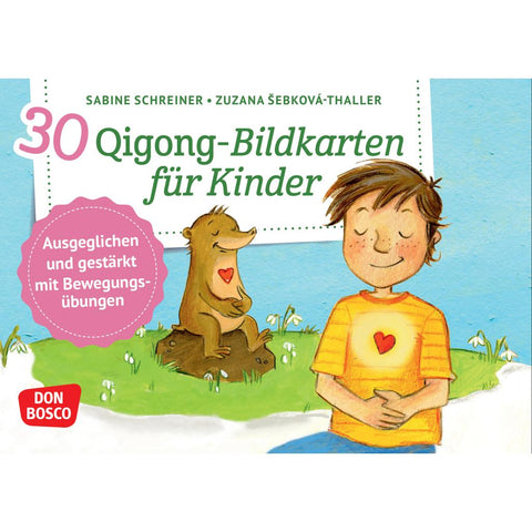 30 Qigong-Bildkarten für Kinder