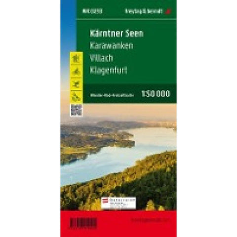 freytag & berndt Wanderkarte WK 0233 Wörthersee und Umgebung, Klagenfurt - Karawanken 1:50.000
