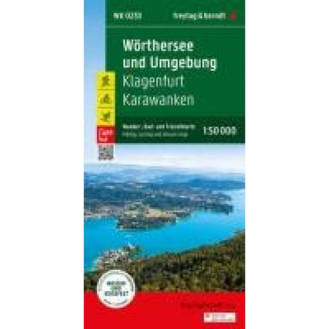 freytag & berndt Wanderkarte WK 0233 Wörthersee und Umgebung, Klagenfurt - Karawanken 1:50.000