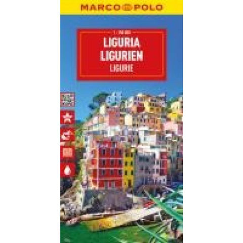 MARCO POLO Reisekarte Italien 05 Ligurien 1:150.000