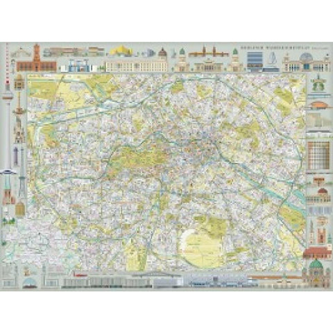 Berliner Wahrzeichenplan