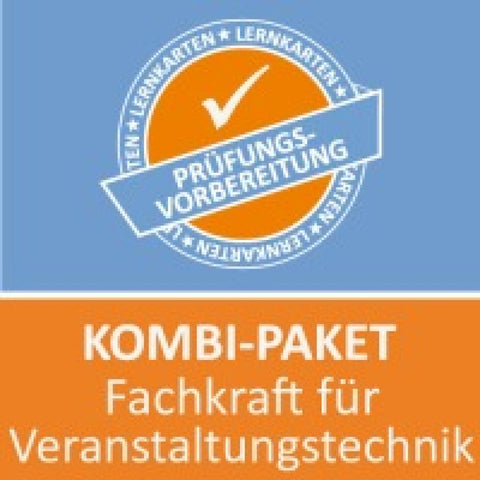 AzubiShop24.de Kombi-Paket Lernkarten Fachkraft für Veranstaltungstechnik