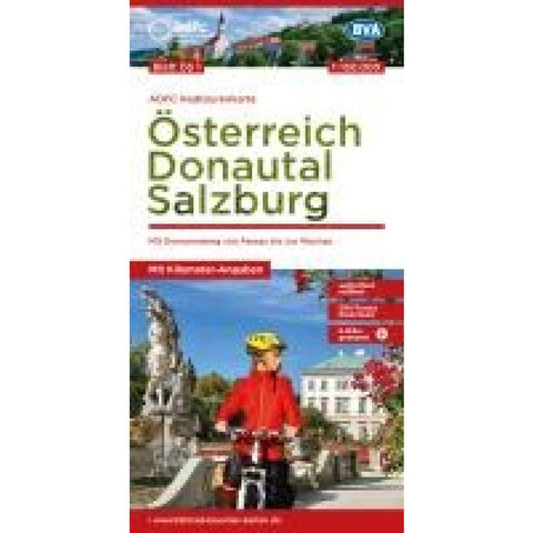 BVA ADFC Radtourenkarte Österreich Donautal Salzburg 1:150.000