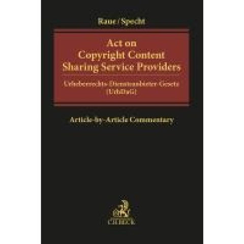 Act on Copyright Content Sharing Service Providers