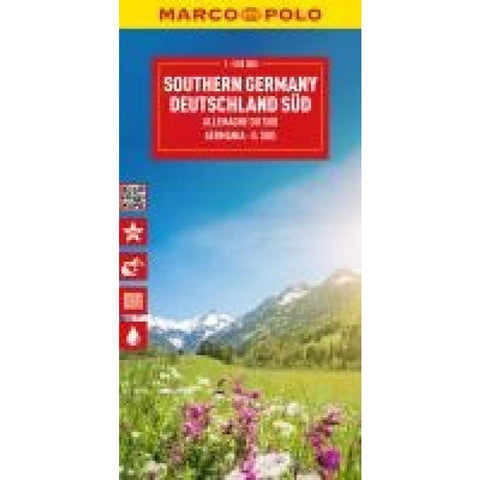 MARCO POLO Reisekarte Deutschland Süd 1:550.000