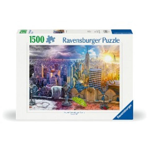 Erwachsenenpuzzle 1500 Teile - New York im Winter und Sommer
