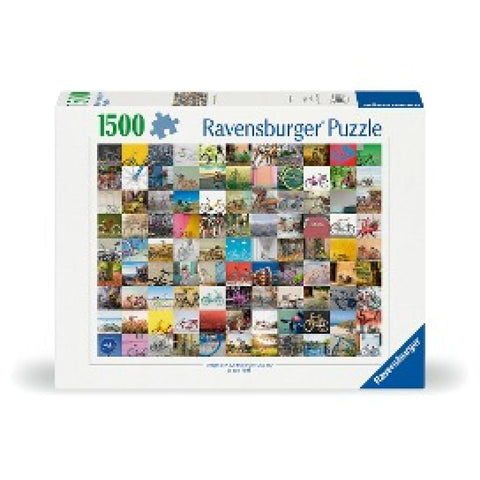 Erwachsenenpuzzle 1500 Teile - 99 Fahrräder und mehr...