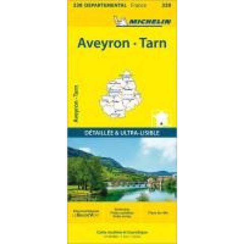 Michelin Local Map 338 Aveyron - Tarn
