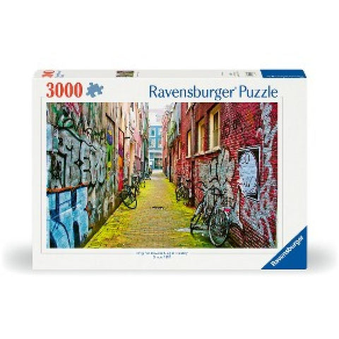 Erwachsenenpuzzle 3000 Teile - Street Art in Amsterdam