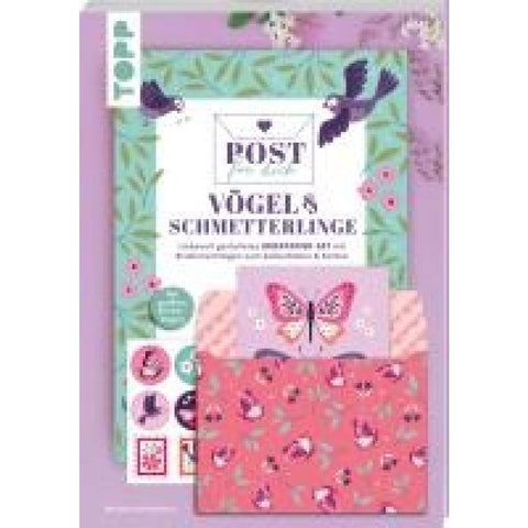 Post für dich. Vögel & Schmetterlinge