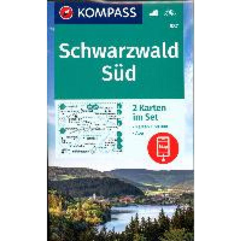 KOMPASS Wanderkarten-Set 887 Schwarzwald Süd (2 Karten) 1:50.000