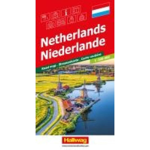 Hallwag Strassenkarte Niederlande 1:200.000