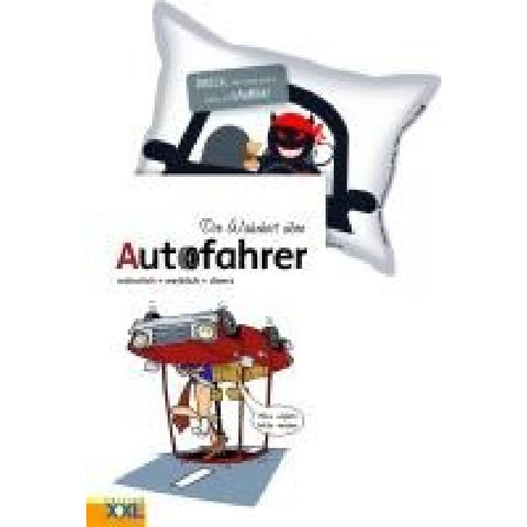 Die Wahrheit über Autofahrer (Buch) mit Scheibenschwamm