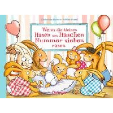 Wenn die kleinen Hasen um Häschen Nummer sieben rasen