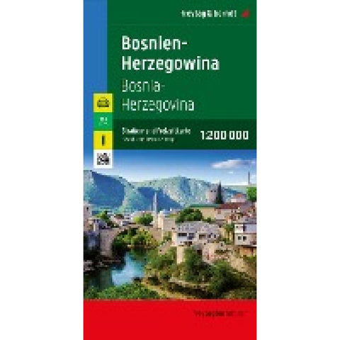 freytag & berndt Straßenkarte Bosnien-Herzegowina 1:200.000