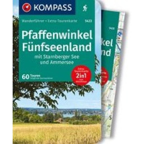 KOMPASS Wanderführer Pfaffenwinkel, Fünfseenland, Starnberger See, Ammersee, 60 Touren mit Extra-Tourenkarte