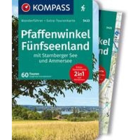 KOMPASS Wanderführer Pfaffenwinkel, Fünfseenland, Starnberger See, Ammersee, 60 Touren mit Extra-Tourenkarte