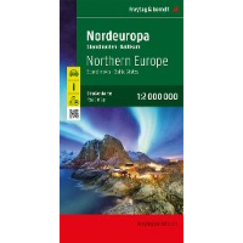 Nordeuropa, Straßenkarte 1:2.000.000, freytag & berndt
