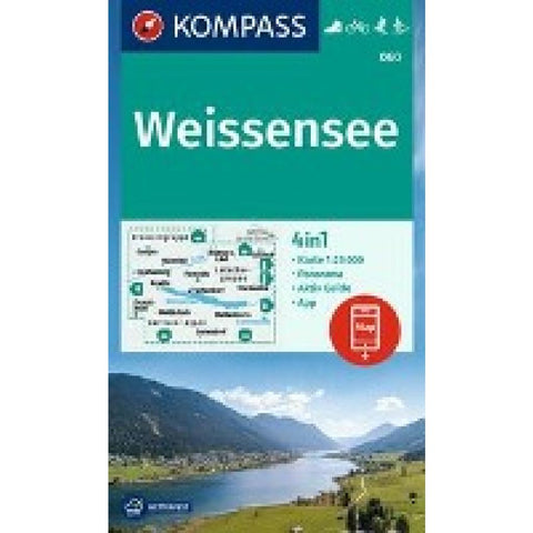 KOMPASS Wanderkarte 060 Weissensee 1:25.000