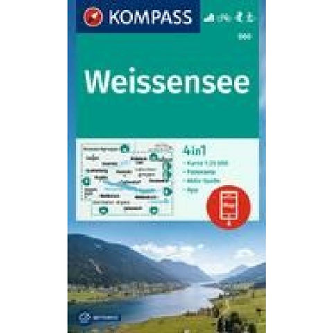 KOMPASS Wanderkarte 060 Weissensee 1:25.000