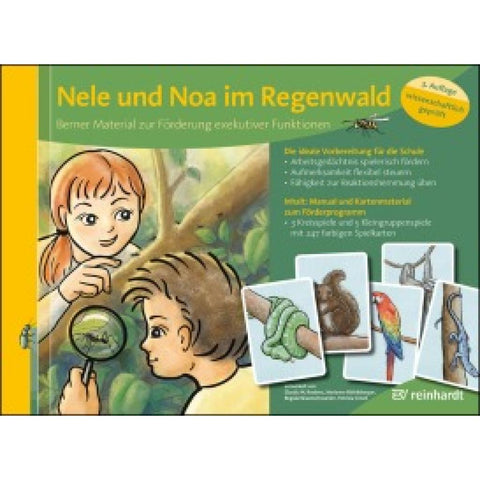 Nele und Noa im Regenwald