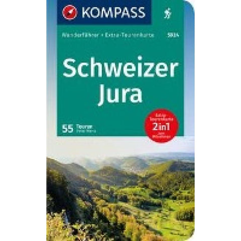 KOMPASS Wanderführer Schweizer Jura, 55 Touren mit Extra-Tourenkarte