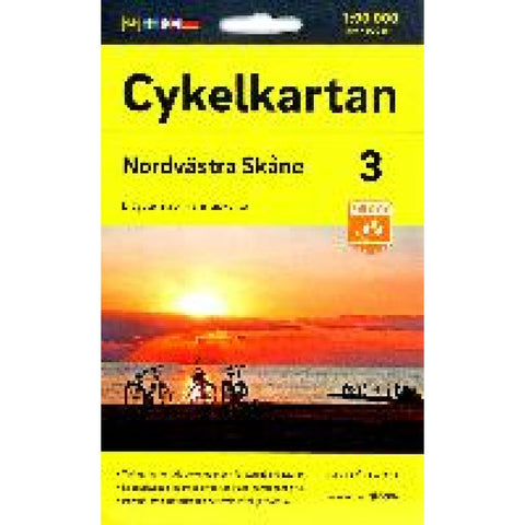 Cykelkartan Blad 3 Nordvästra Skåne 1:90000