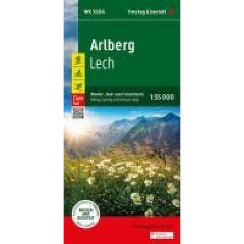 freytag & berndt Wanderkarte WK 5504 Arlberg, Lech 1:35.000