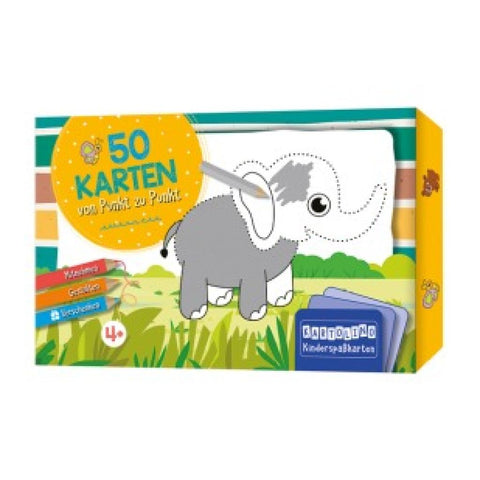 50 Karten von Punkt zu Punkt - Tiere