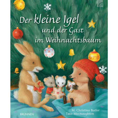 Der kleine Igel und der Gast im Weihnachtsbaum
