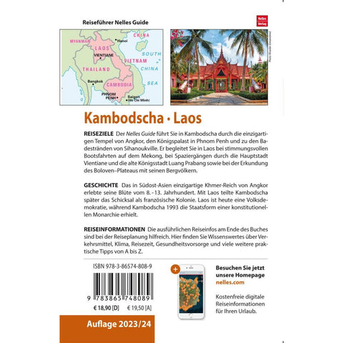 Nelles Guide Reiseführer Kambodscha - Laos