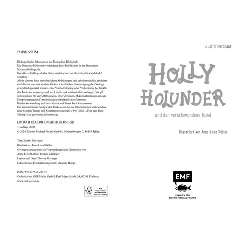Holly Holunder und der verschwundene Hund (Band 2)