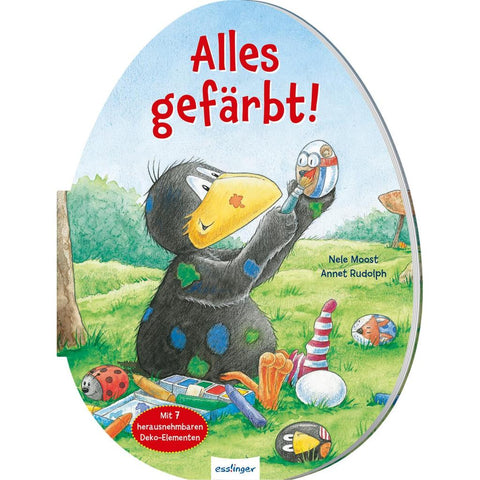 Der kleine Rabe Socke: Alles gefärbt! Konturgestanzt