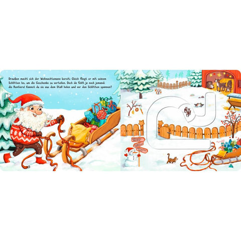 Meine Schiebebahn-Pappe: Hilf mit an Weihnachten