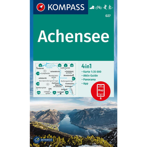 KOMPASS Wanderkarte 027 Achensee 1:35.000